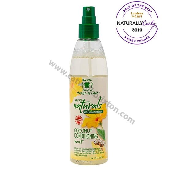Jamaican Mango & Lime | Pure Naturals | with SmoothMoisture Coconut Conditioning Curl Refresher Mist 8.0 oz