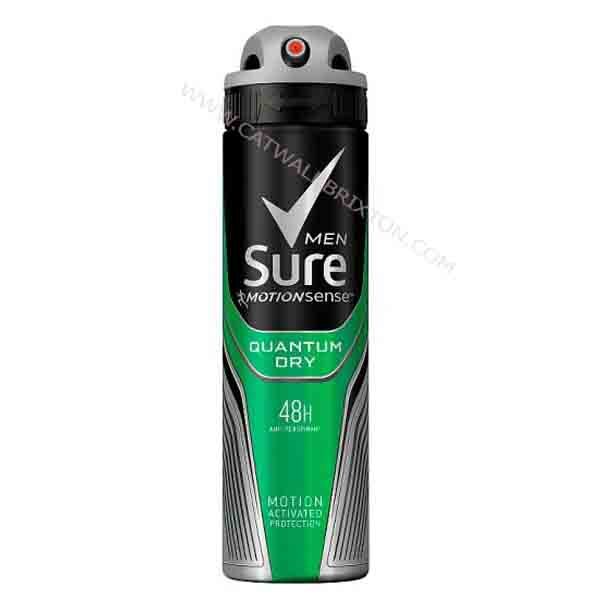 SURE | MEN 48H QUANTUM DRY ANTI PERSPIRANT DEODORANT SPRAY