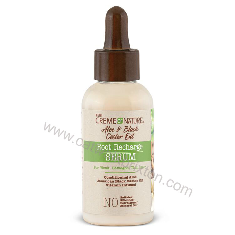 Creme of Nature | Aloe & Black Castor Oil | Root Recharge Serum 1.7oz