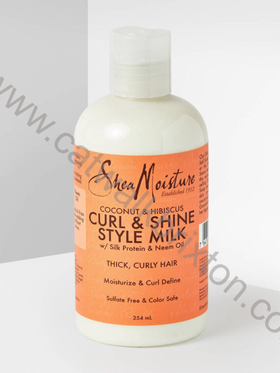 Shea Moisture | COCONUT & HIBISCUS | CURL & SHINE STYLE MILK