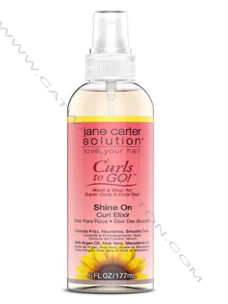 Jane Carter | Curls to Go Shine On Curl Elixir (6oz)