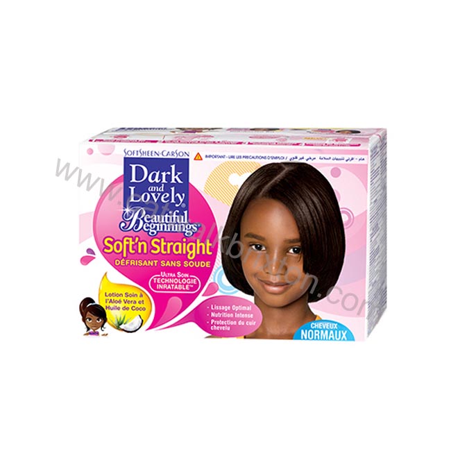Dark And Lovely | Beautiful Beginning | SOFT'N STRAIGHT RELAXER KIT NORMAL 1 Application