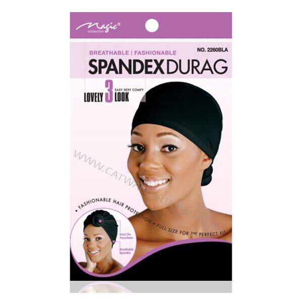 MAGIC COLLECTION | SPANDEX DURAG BLK