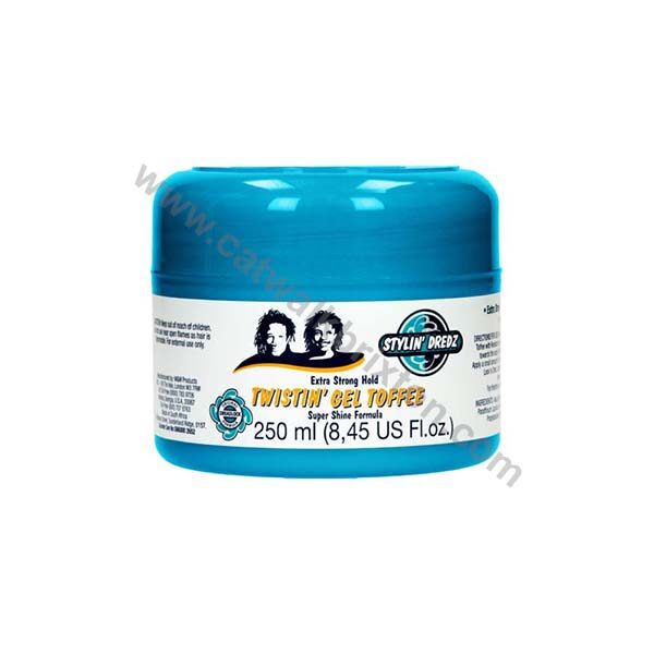 STYLIN DREDZ EXTRA STRONG HOLD TWISTIN GEL TOFFEE 250ml