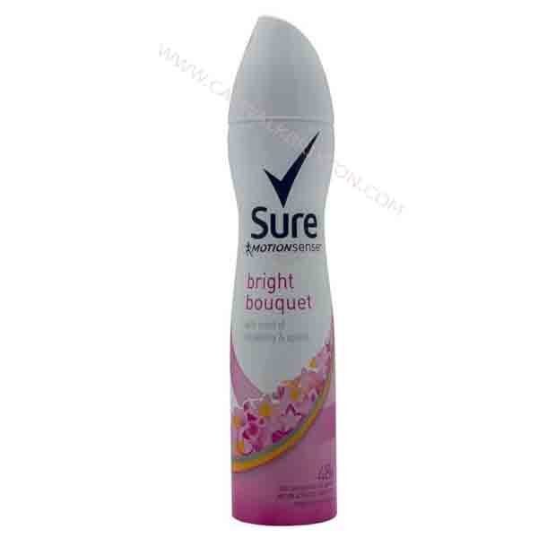 SURE | MOTIONSENSE WOMEN BRIGHT BOUQUET 48H ANTI PERSPIRANT DEODORANT SPRAY