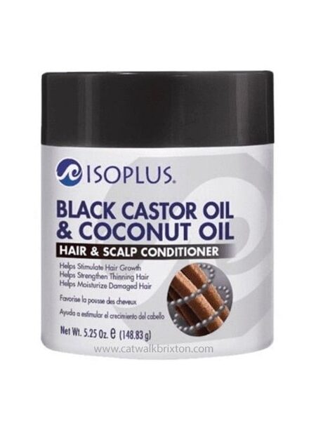 Isoplus | Black Castor Oil & Coconut Oil 5.25oz