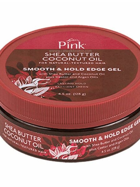 Luster’s | Pink! | Shea Butter Coconut Oil | Smooth & Hold Edge Gel 4.5oz