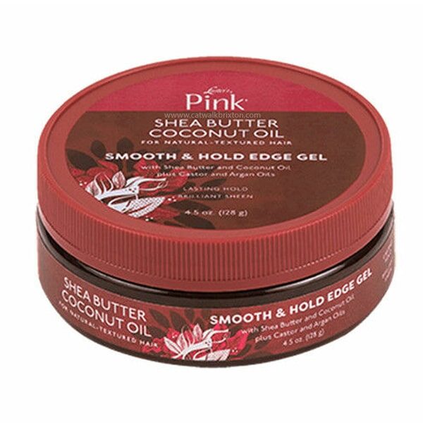 Luster’s | Pink! | Shea Butter Coconut Oil | Smooth & Hold Edge Gel 4.5oz