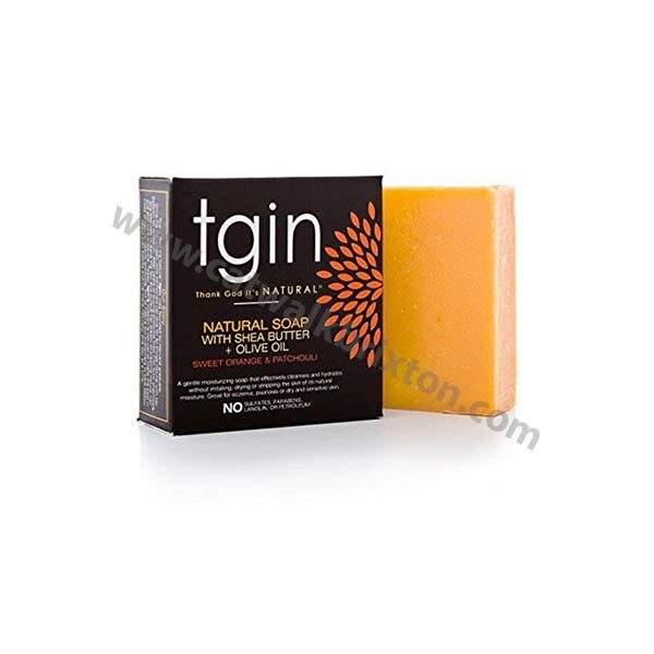 TGIN | SOAP WITH SHEA BUTTER OLIVE OIL SWEET ORANGE AND PATCHOULI