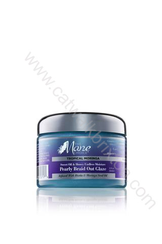 THE MANE CHOICE | Tropical Moringa Sweet Oil & Honey | Endless Moisture Pearly Braid Out Glaze 12.fl.oz