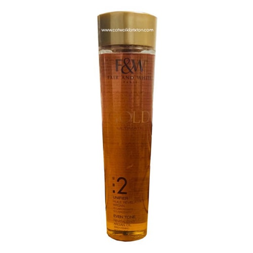 FAIR & WHITE | GOLD EVEN TONE REVITALIZING ARGAN OIL