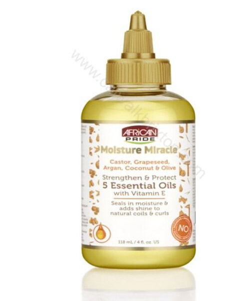 AFRICAN PRIDE | Moisture Miracle | 5 Essential Oils 4 OZ
