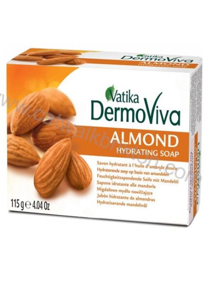 DABUR | VATIKA DERMO VIVA ALMOND HYDRATING SOAP 115G