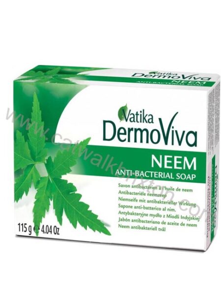 DABUR | VATIKA DERMO VIVA NEEM ANTI BACTERIAL SOAP 115G