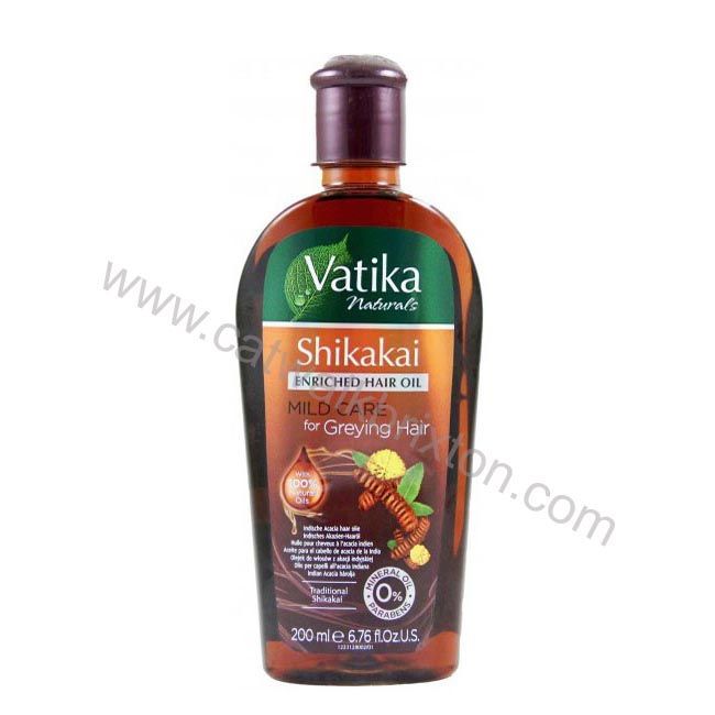 DABUR | VATIKA NATURALS SHIKAKAI ENRICHED HAIR OIL 200ML