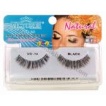 VICTORUS | TAPERED STRIP EYE LASH Natural Eyelashes Black VC-14