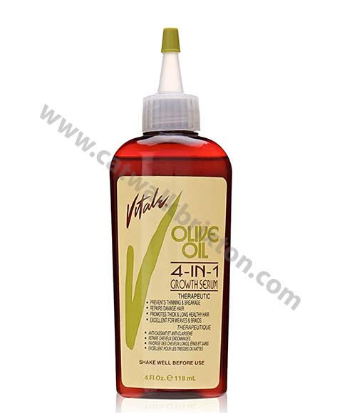 Vitale Olive Oil 4-in-1 Growth Serum 4.0 oz