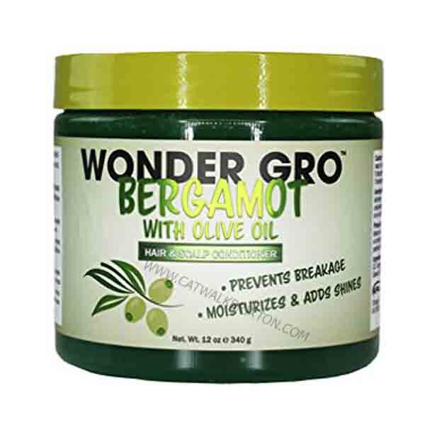 WONDER GRO | BERGAMOT WITH OLIVE OIL HAIR AND SCALP CONDITIONER 340G