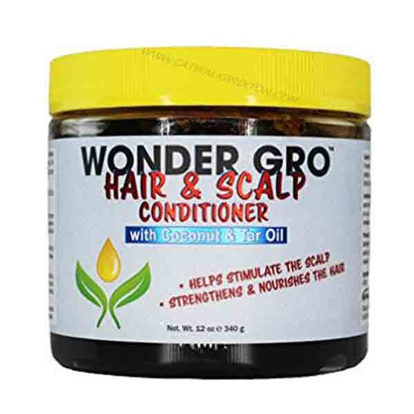 WONDER GRO | COCONUT AND TAR OIL HAIR AND SCALP CONDITIONER 340G