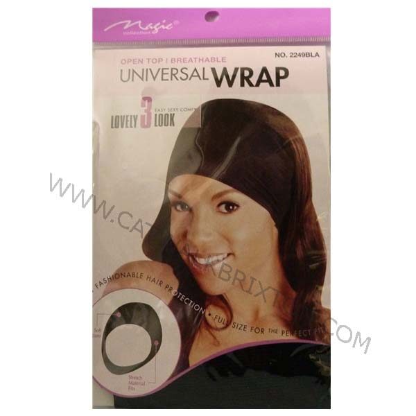 MAGIC COLLECTION | OPEN TOP BREATHABLE UNIVERSAL WRAP 2249BLA Black