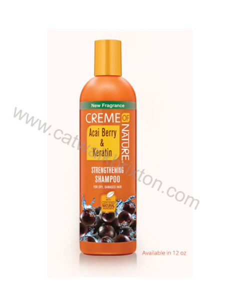 CREME OF NATURE | Acai Berry & Keratin | Strengthening Shampoo 12oz