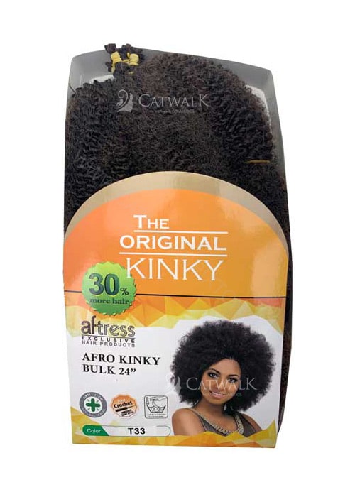 AFTRESS AFRO KINKY BULK 24" (24 INCHES)
