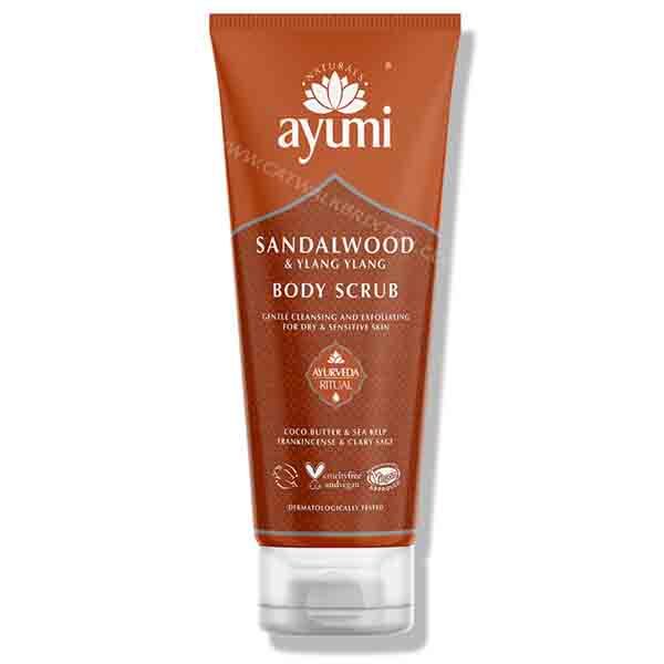 Ayumi Naturals | Sandalwood & Ylang Ylang Body Scrub 200ml