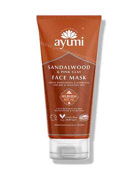 Ayumi Naturals | Sandalwood & Pink Clay Face Mask 100ml
