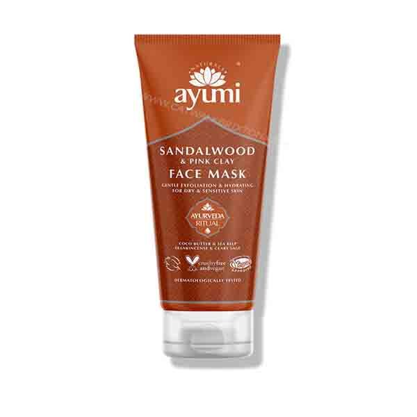 Ayumi Naturals | Sandalwood & Pink Clay Face Mask 100ml