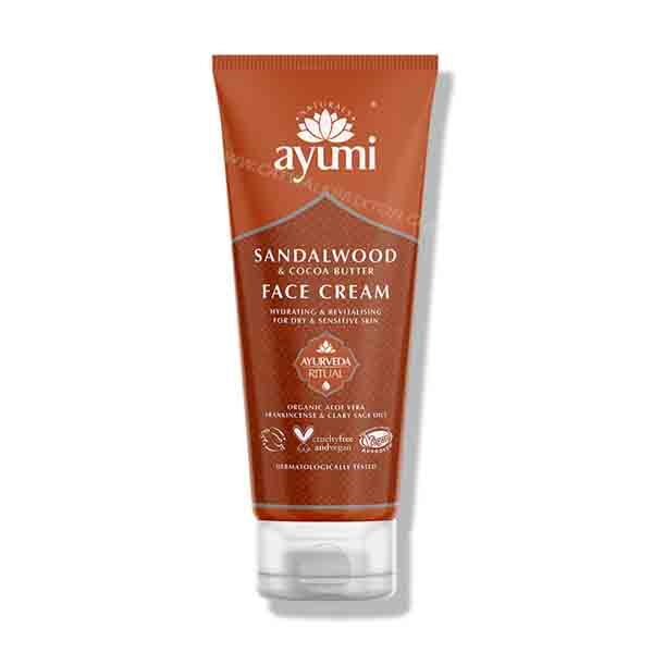 Ayumi Naturals | Sandalwood & Cocoa Butter Face Cream 100ml