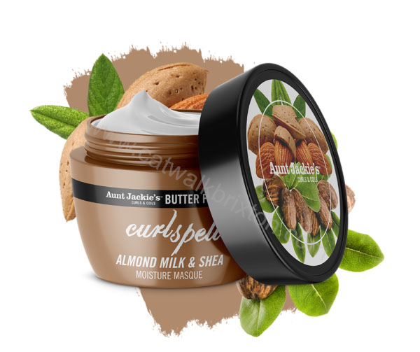 AUNT JACKIES | New Butter Fashions | CURL SPELL – Almond Milk and Shea Butter Moisture Masque 8oz