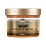 AFRICAN PRIDE | BLACK CASTOR MIRACLE | Black Castor Miracle Extra Hold Braid, Loc & Twist Gel 227G
