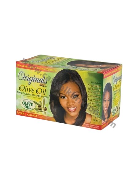 AFRICA'S BEST | Ultimate Originals | Olive Oil Relaxer Kit (Super)