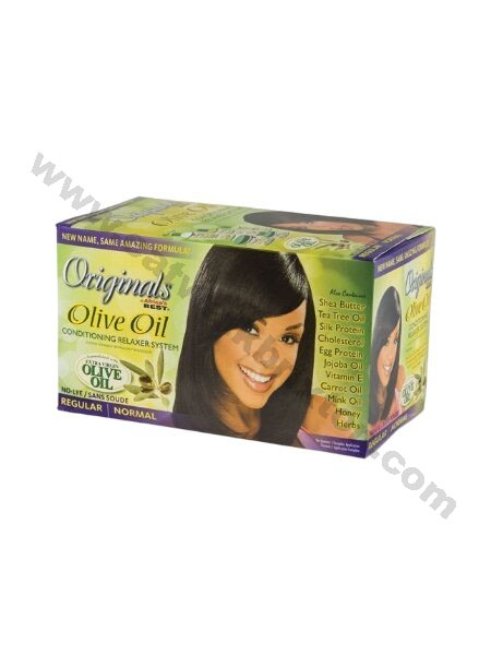 AFRICA'S BEST | Ultimate Originals | Olive Oil Relaxer Kit (Regular)