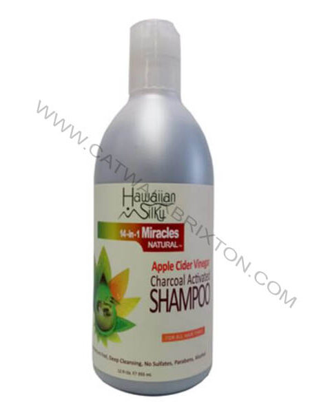 Hawaiian Silky | Apple Cider Vinegar | Charcoal Activated Shampoo (12.5oz)