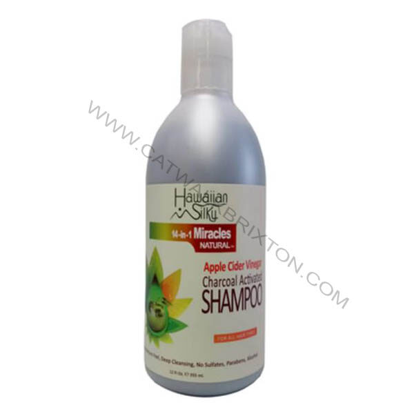 Hawaiian Silky | Apple Cider Vinegar | Charcoal Activated Shampoo (12.5oz)