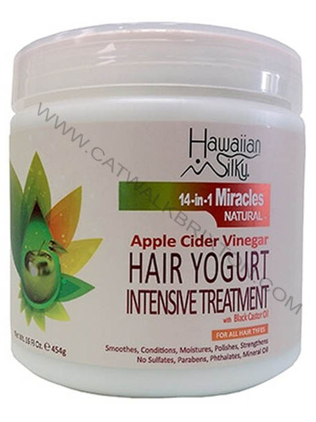 Hawaiian Silky | Apple Cider Vinegar | Hair Yogurt Intensive Treatment (16oz)