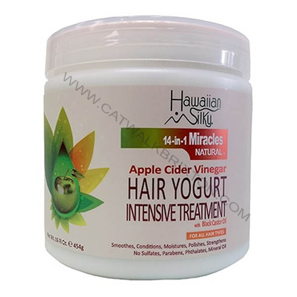 Hawaiian Silky | Apple Cider Vinegar | Hair Yogurt Intensive Treatment (16oz)