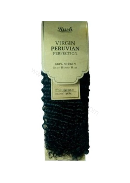 RUSH | PERFECTION| 100% VIRGIN PERUVIAN KINKY CURL WEAVE