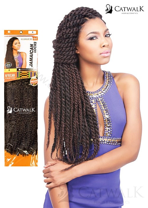 FEME AFRICAN COLLECTION JAMAICAN LOCKS 44" (44 INCHES)