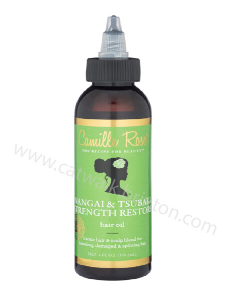 Camille Rose | AROUND THE WORLD | NANGAI & TSUBAKI STRENGTH RESTORE HAIR OIL 4oz