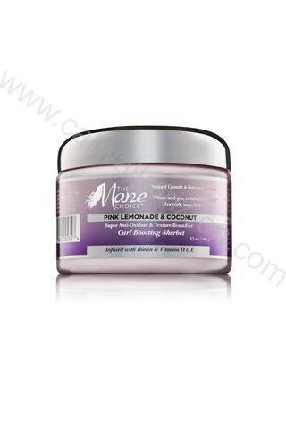 THE MANE CHOICE | Pink Lemonade & Coconut | Super Anti-Oxidant & Texture Beautifier Curl Boosting Sherbet 12.oz