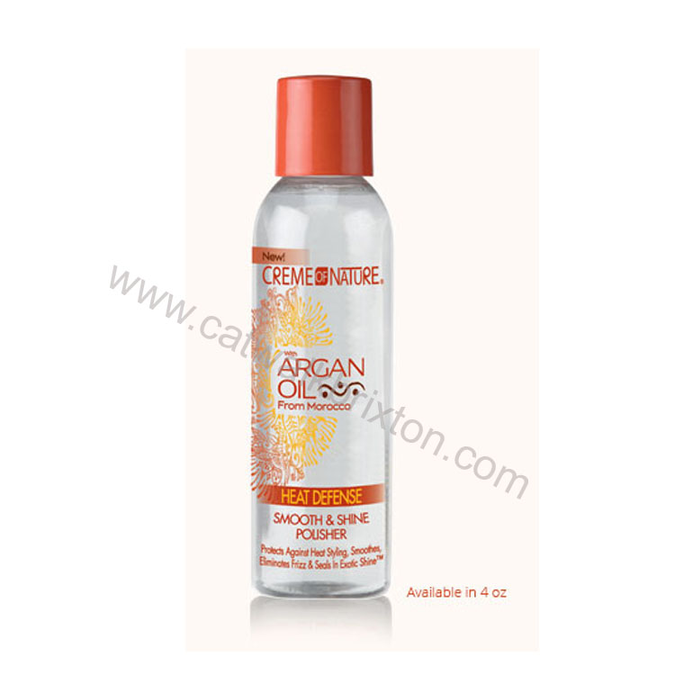 Crème of Nature | Argan Oil | Heat Defense Smooth & Shine Polisher 4oz
