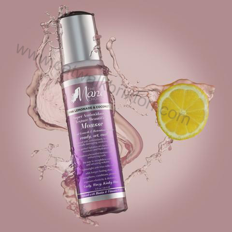  THE MANE CHOICE | Pink Lemonade & Coconut | Antioxidant & Texture Beautifier Mousse 8 fl.oz