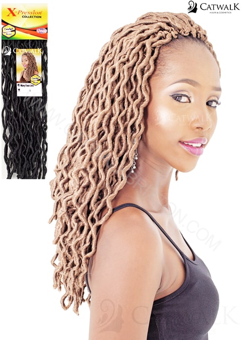 FEME WAVY FAUX LOCS 16" (16 INCHES)
