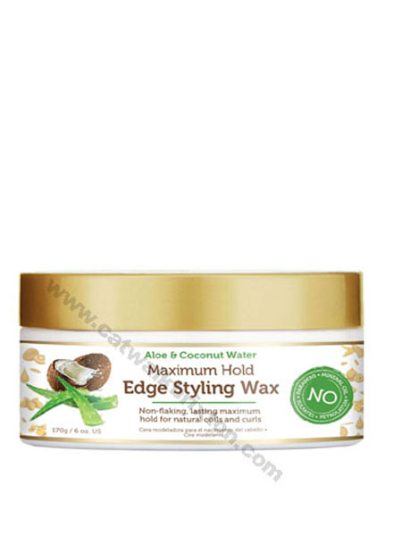 AFRICAN PRIDE | Moisture Miracle | Aloe & Coconut Water | Maximum Hold | Edge Styling Wax | 6oz