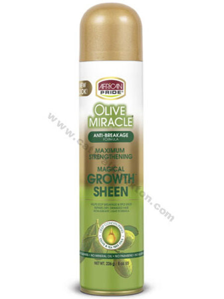 AFRICAN PRIDE | Olive Miracle | Anti-Breakage Maximum Strengthening | Magical Growth Sheen | 8oz