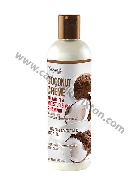 AFRICA’S BEST | COCONUT CREME | SULFATE-FREE MOISTURIZING SHAMPOO 12.0 OZ