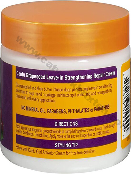 CANTU | GRAPESEED | STRENGTHENING REPAIR LEAVE IN CONDITIONER 12oz