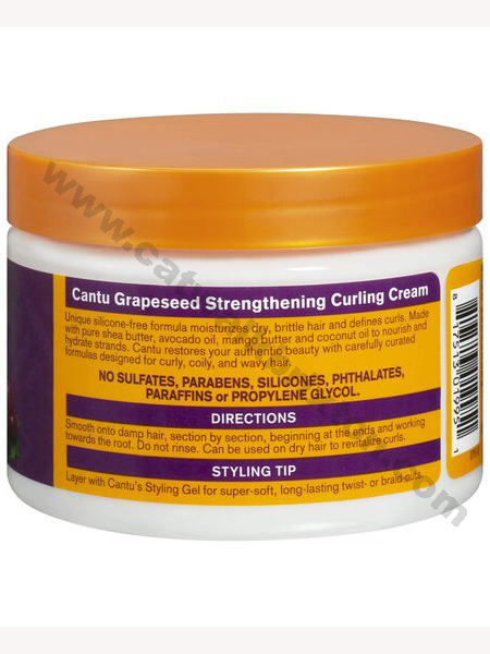 CANTU | GRAPESEED | STRENGTHENING CURLING CREAM 12oz